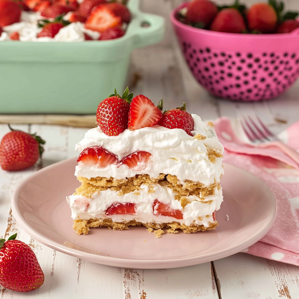 Strawberry Icebox Cake