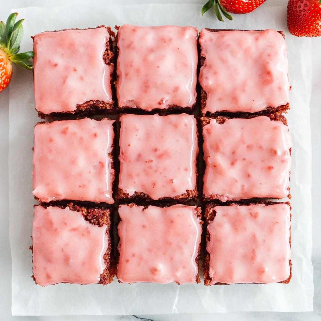 Strawberry Brownies Recipe