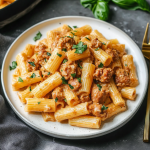 Creamy Sausage Rigatoni