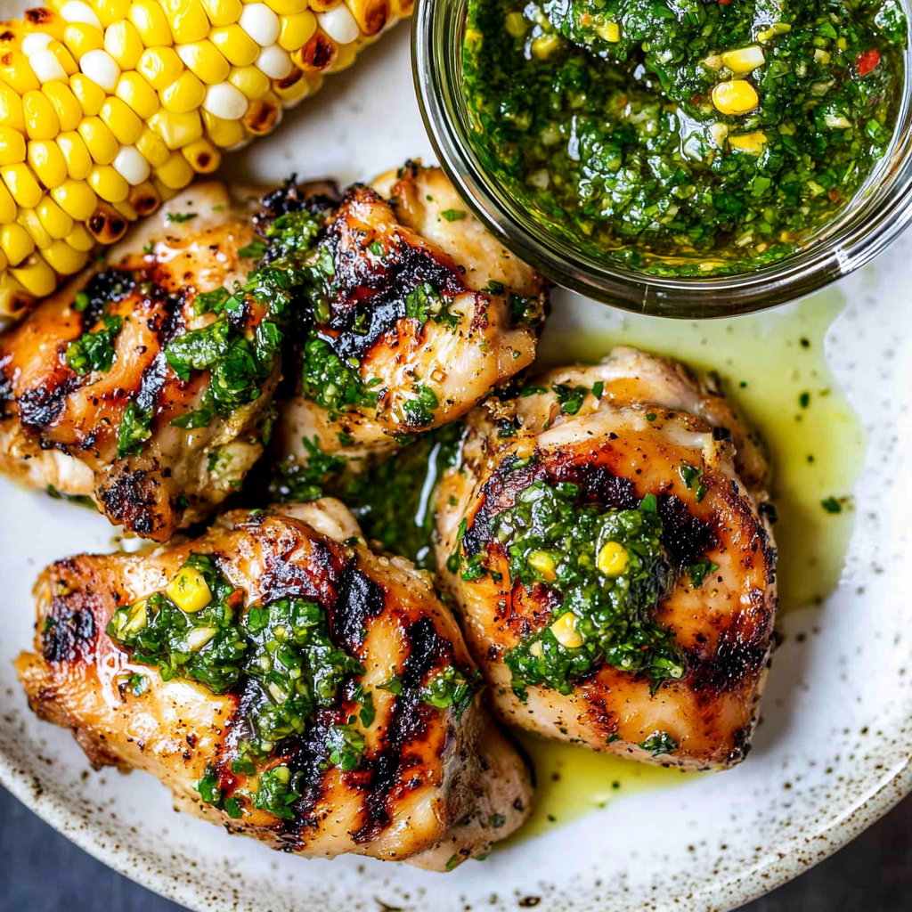Grilled Chicken Breasts with Lemon Garlic