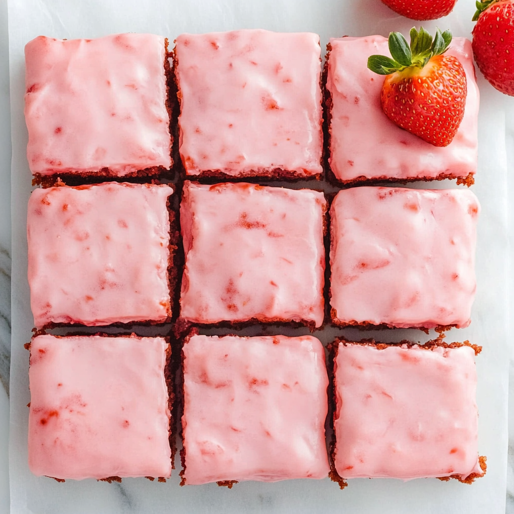 Strawberry Brownies