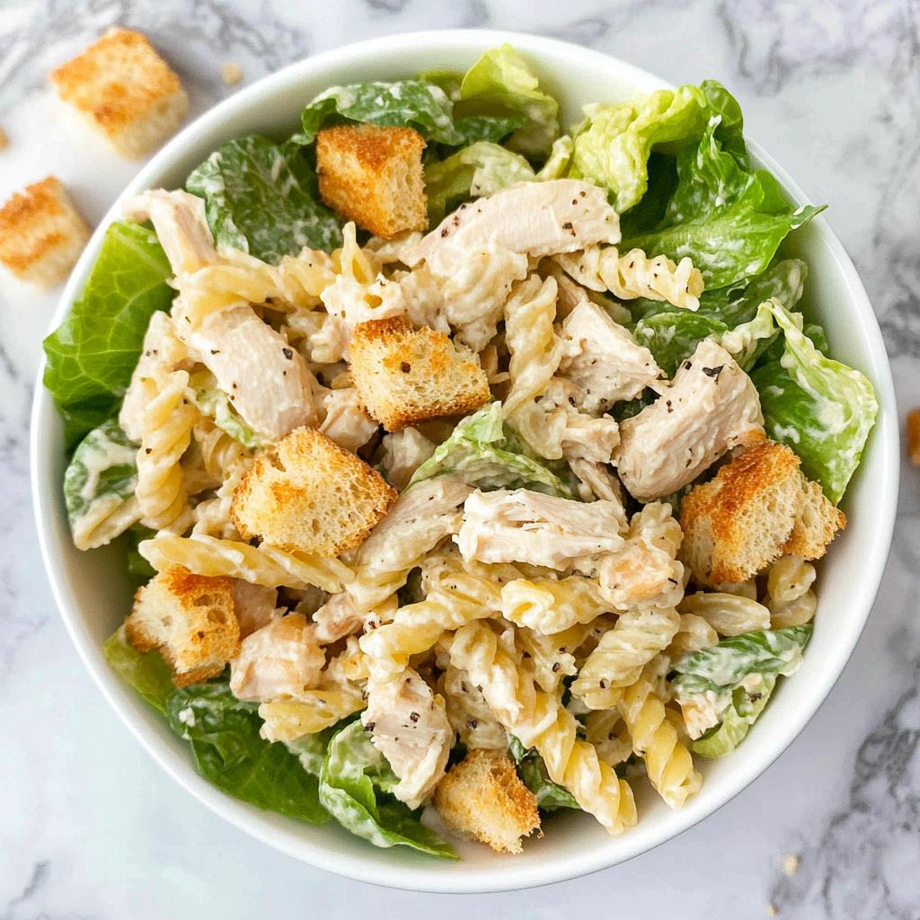 Chicken Caesar Pasta Salad