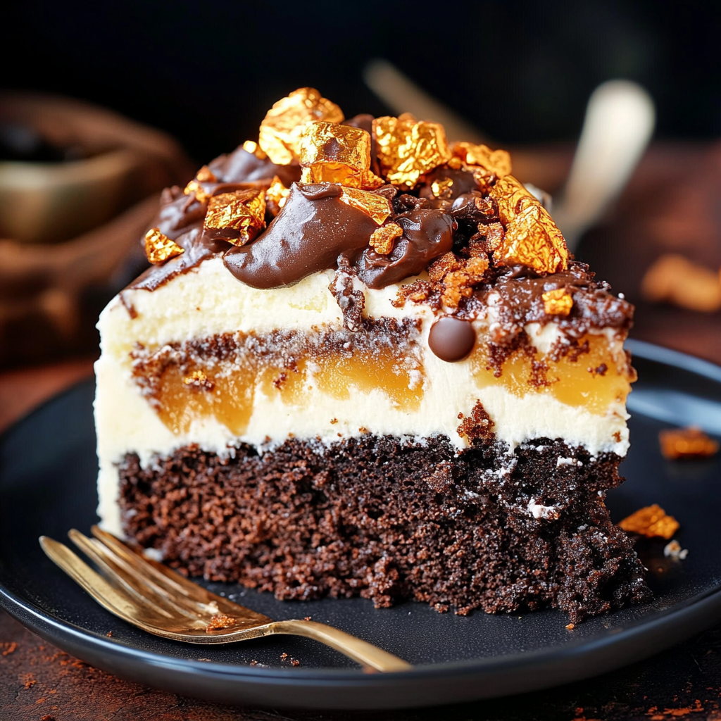 Butterfinger Bomb Cake Bliss