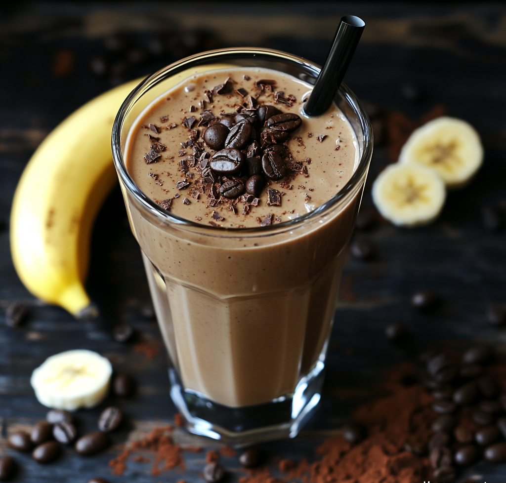 Mocha Coffee Protein Smoothie