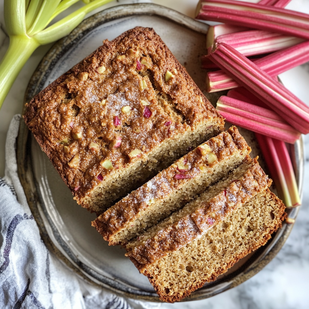 Old-Fashioned Rhubarb Bread