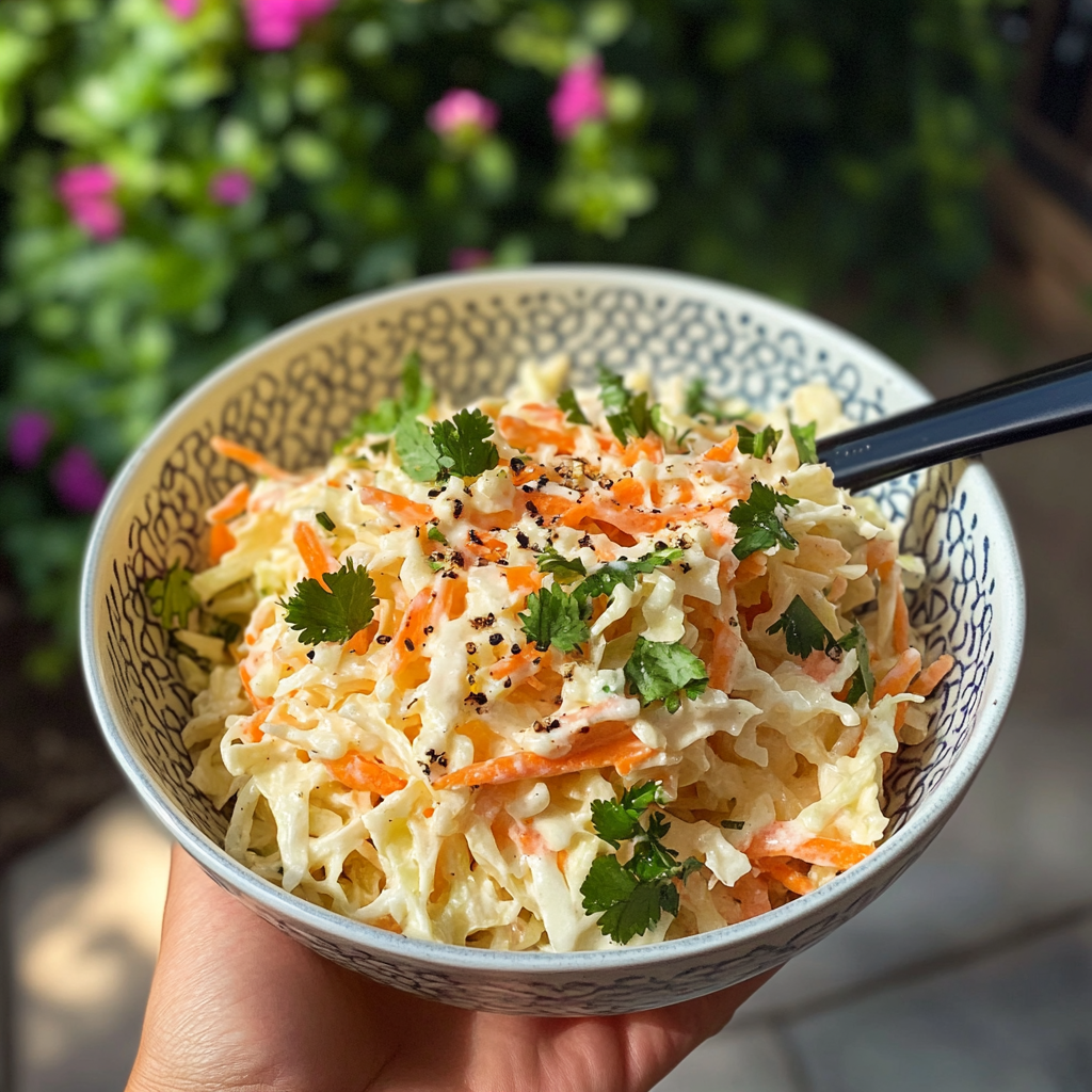 Easy Creamy Coleslaw