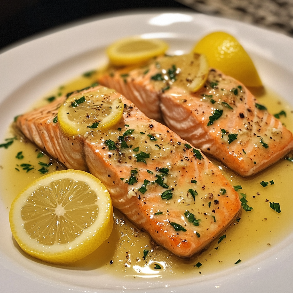 Garlic Butter Lemon Salmon