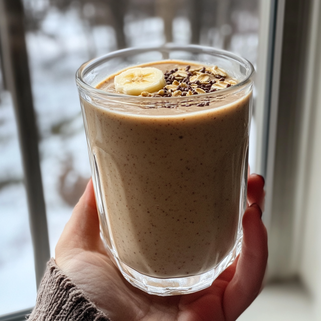 Peanut Butter Banana Protein Smoothie