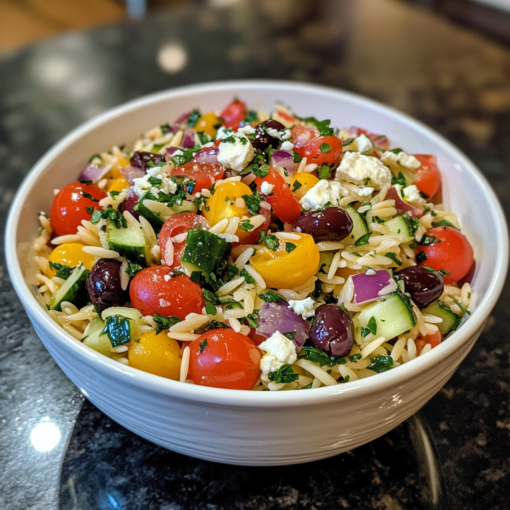 Mediterranean Orzo Pasta Salad