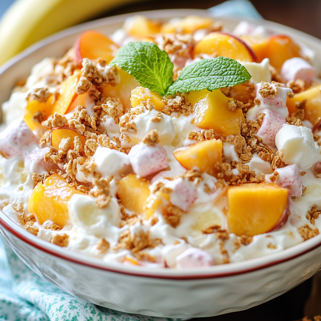 Millionaire Peach Salad