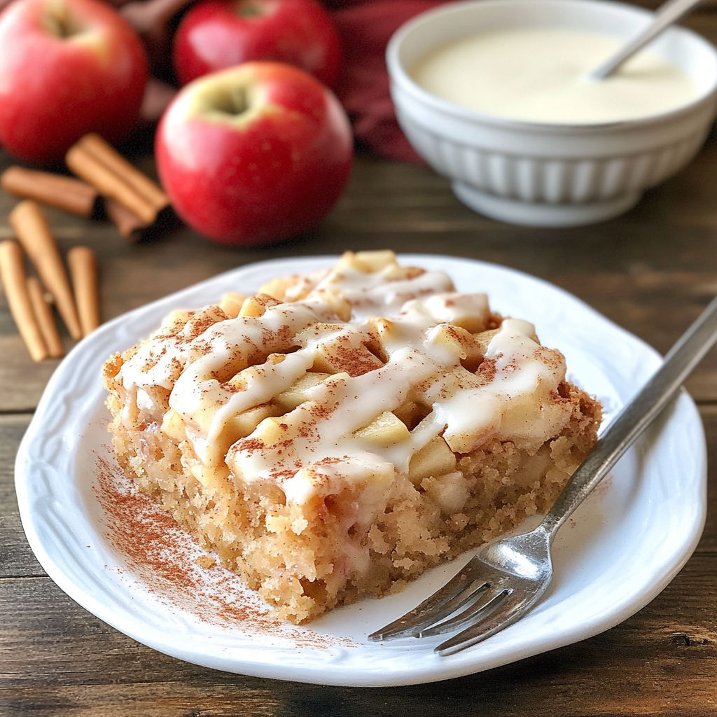Apple Cinnamon Sheet Cake