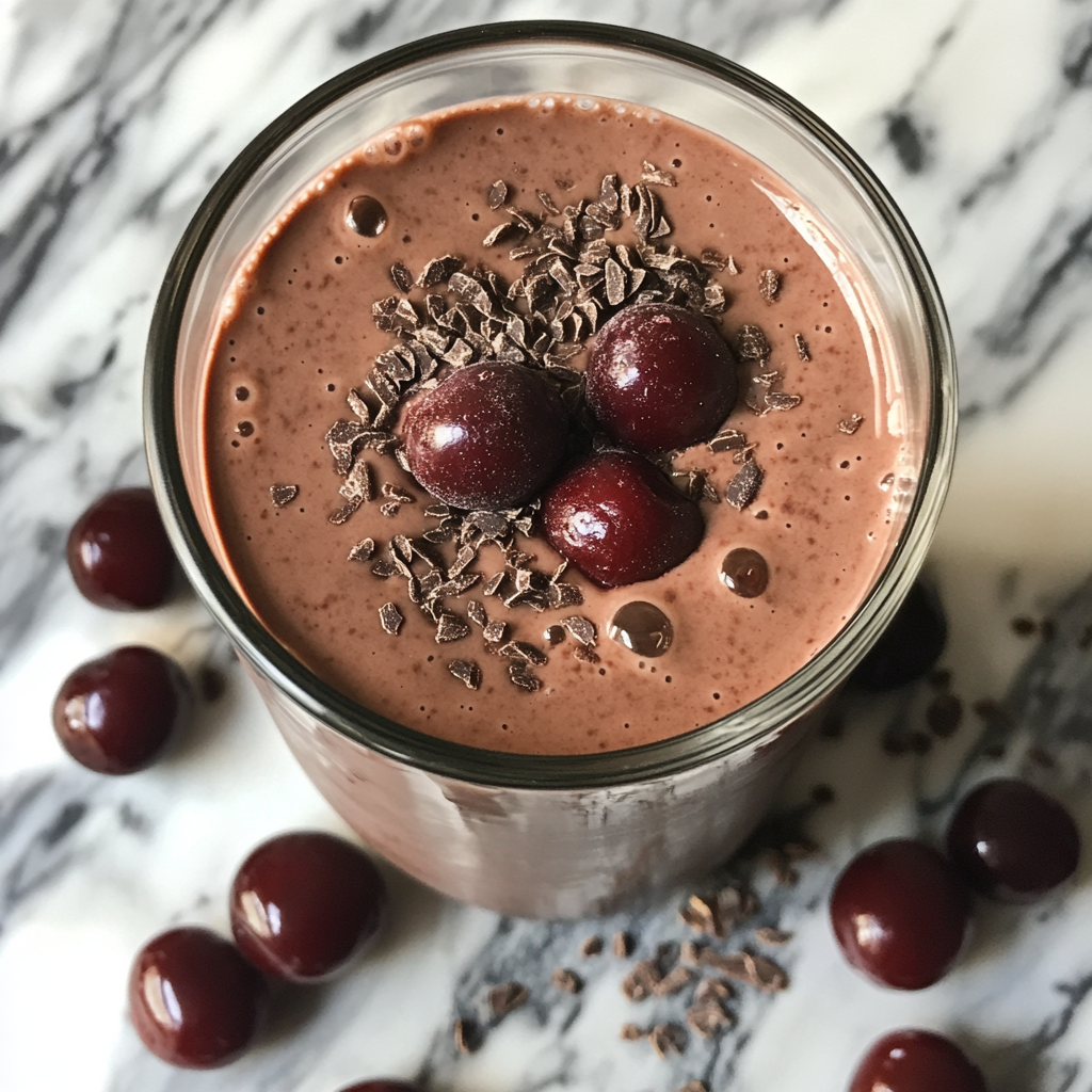 Chocolate Cherry Recovery Smoothie