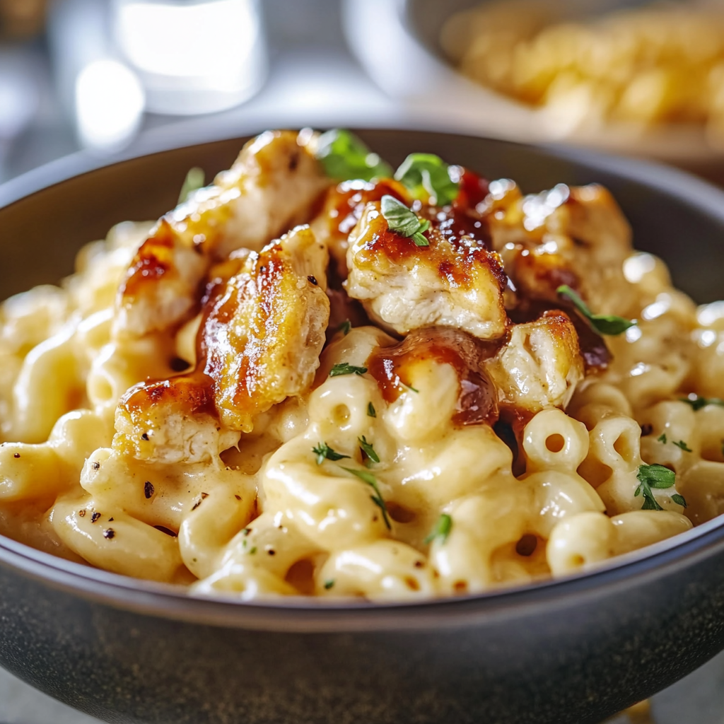 Honey Pepper Chicken Mac & Cheese