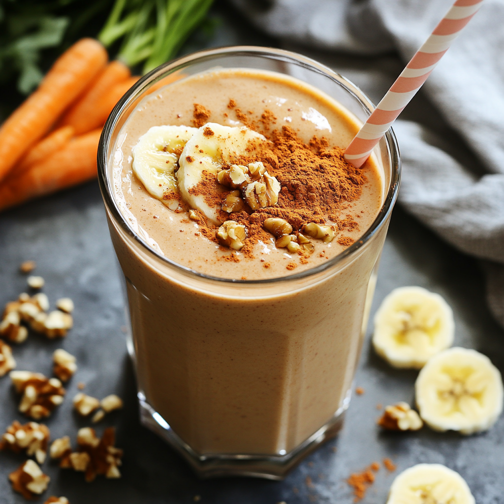 Carrot Cake Protein Smoothie
