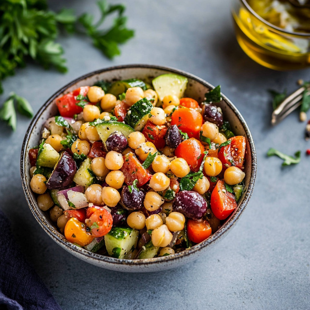 Mediterranean Chickpea Salad