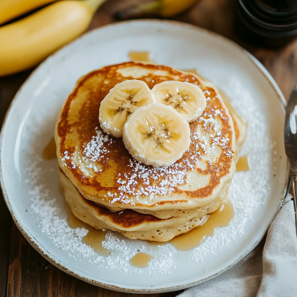 Fluffiest Banana Pancakes