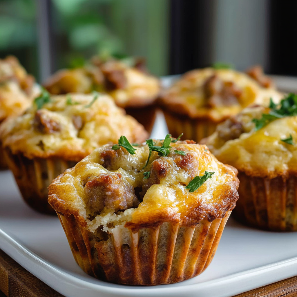 Easy Sausage Breakfast Muffins