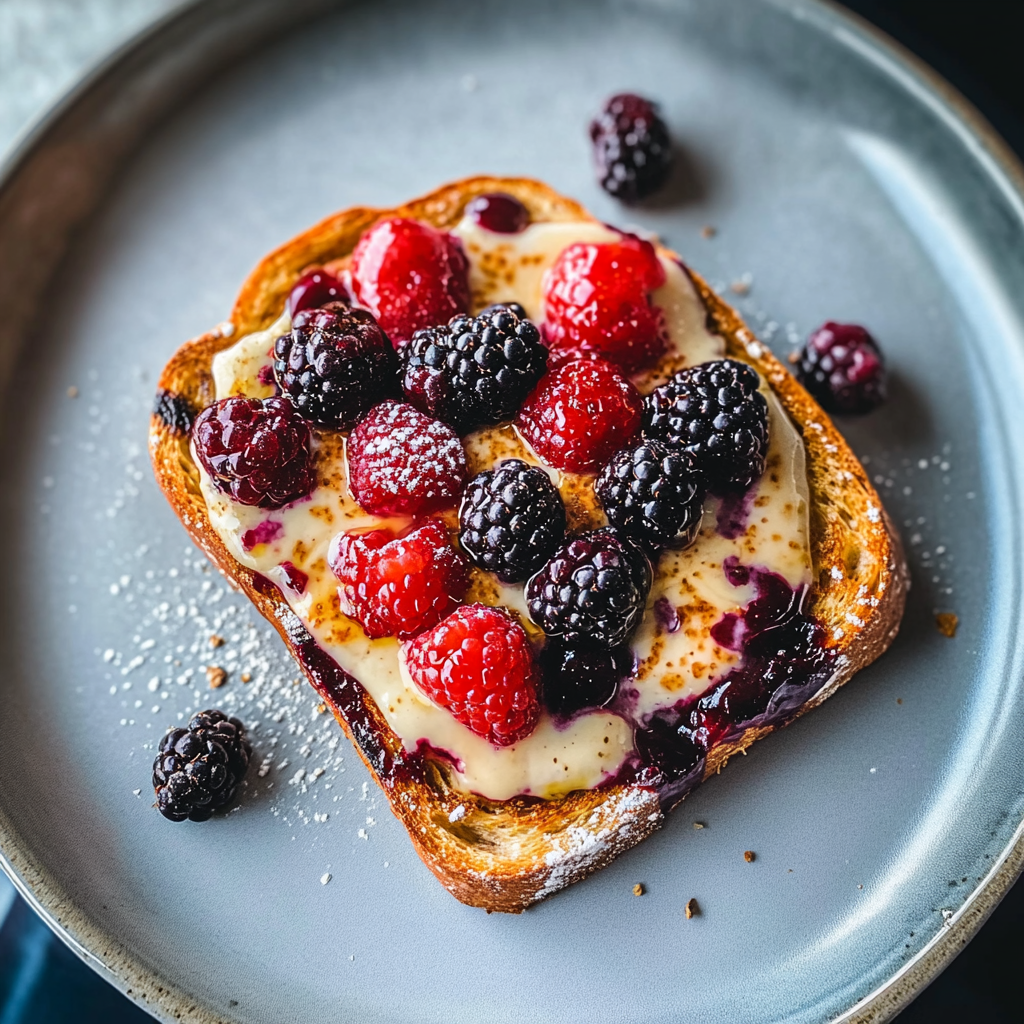 Berry Yogurt Toast