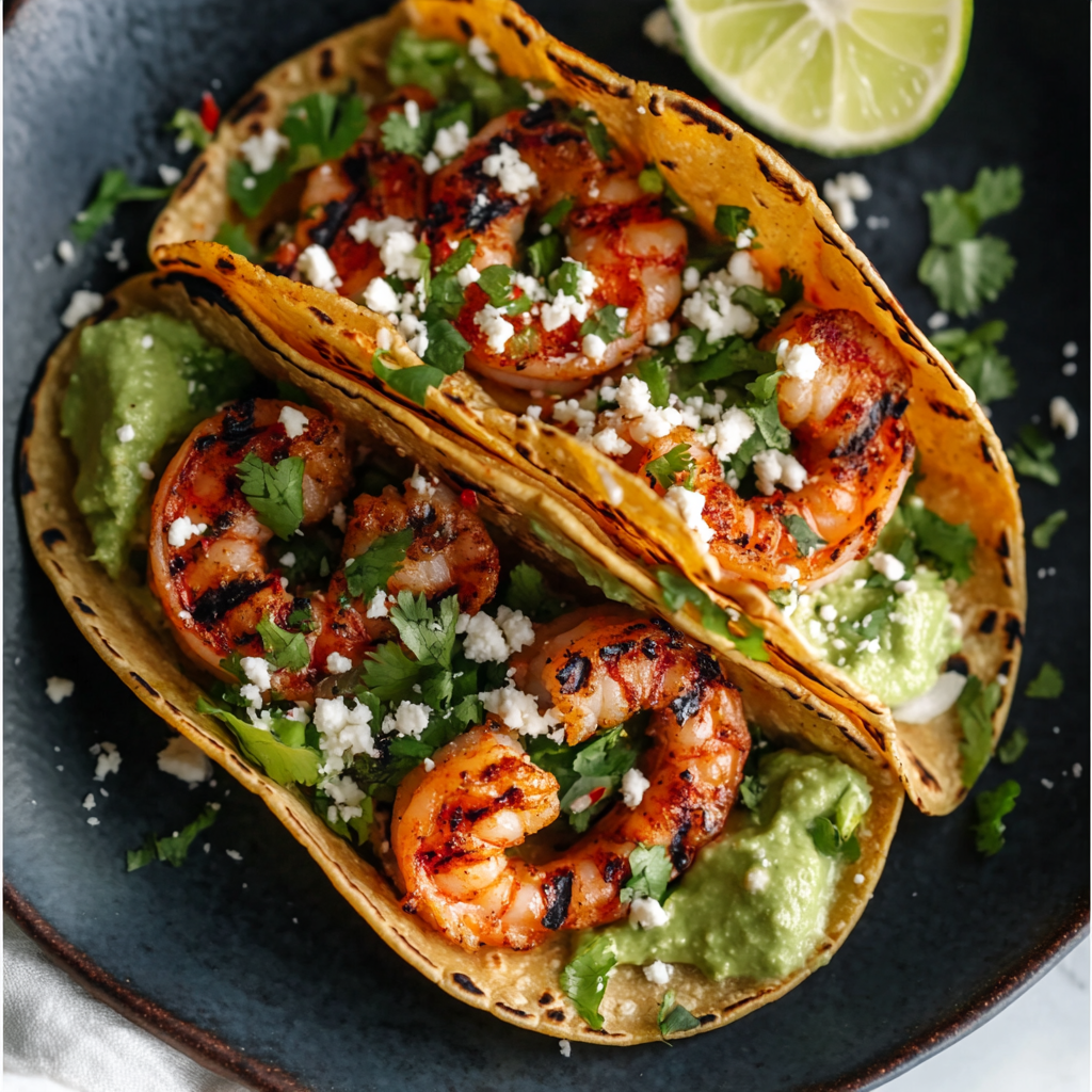 Chili Lime Grilled Shrimp Tacos