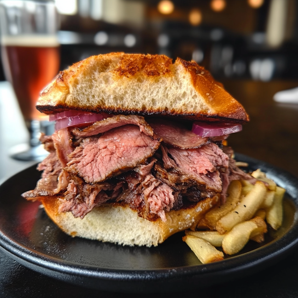 Beefy Irish Pub Sandwiches