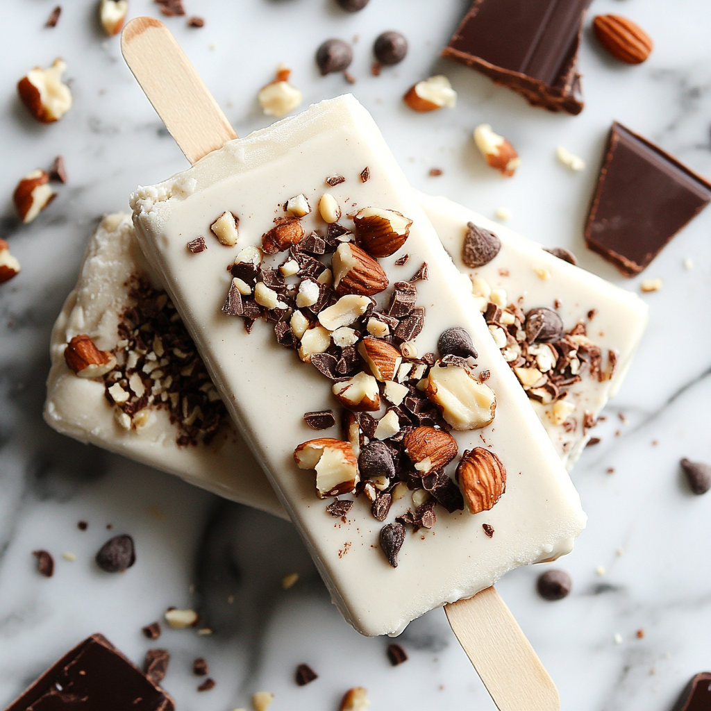 Frozen Yogurt Bars (5 Ingredient)