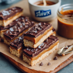 Healthy Homemade Twix Bars