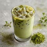 Golden Ratio Iced Matcha Latte