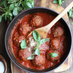 Ricotta Meatballs in Marinara