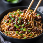 High Protein Mongolian Noodles