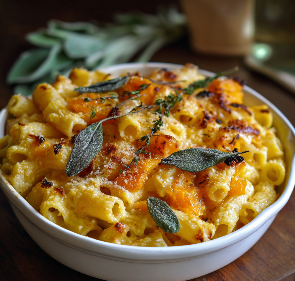 Brown Butter Sage Butternut Squash Mac & Cheese