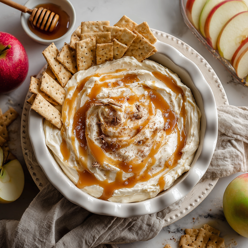 Caramel Apple Cheesecake Dip