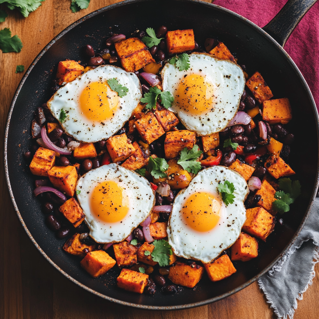 Sweet Potato & Black Bean Breakfast Hash