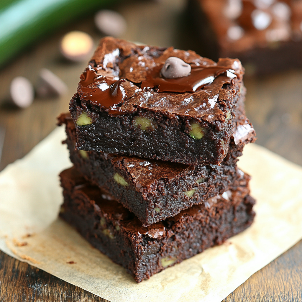 Secretly Healthy Zucchini Brownies