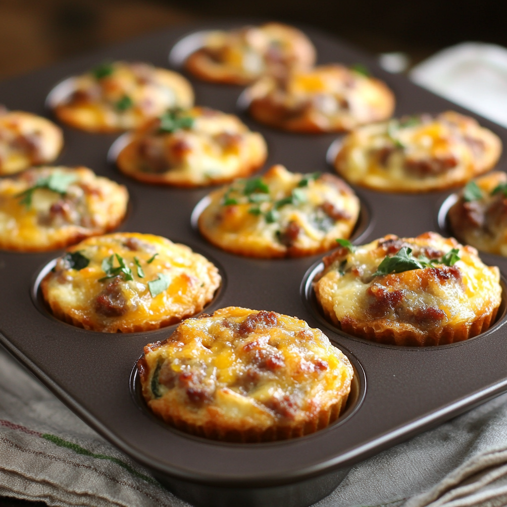 Sausage Pancake Muffins
