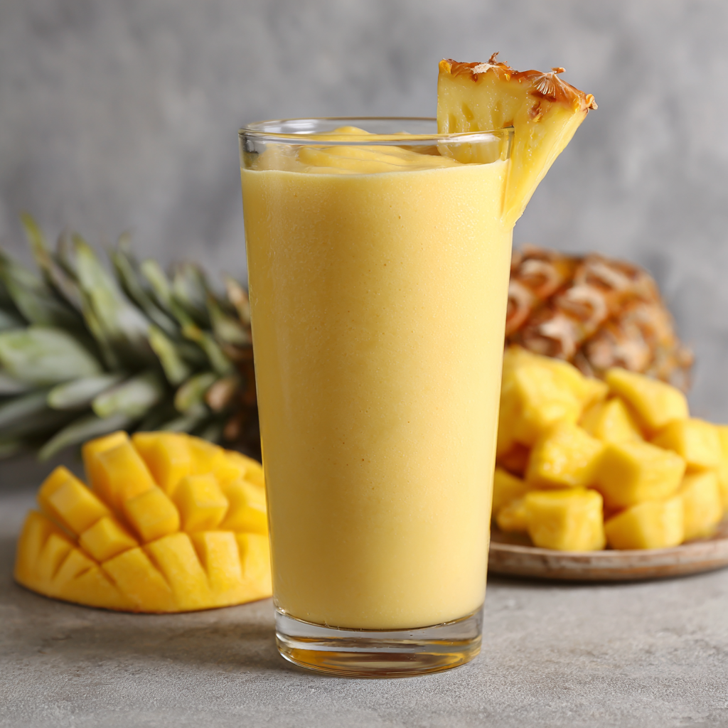 Tropical Mango Pineapple Banana Smoothie