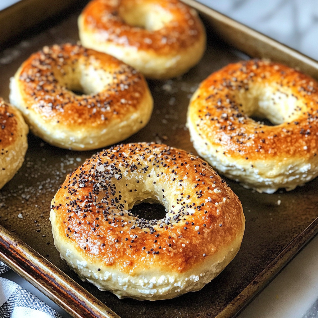 High-Protein Cottage Cheese Bagels