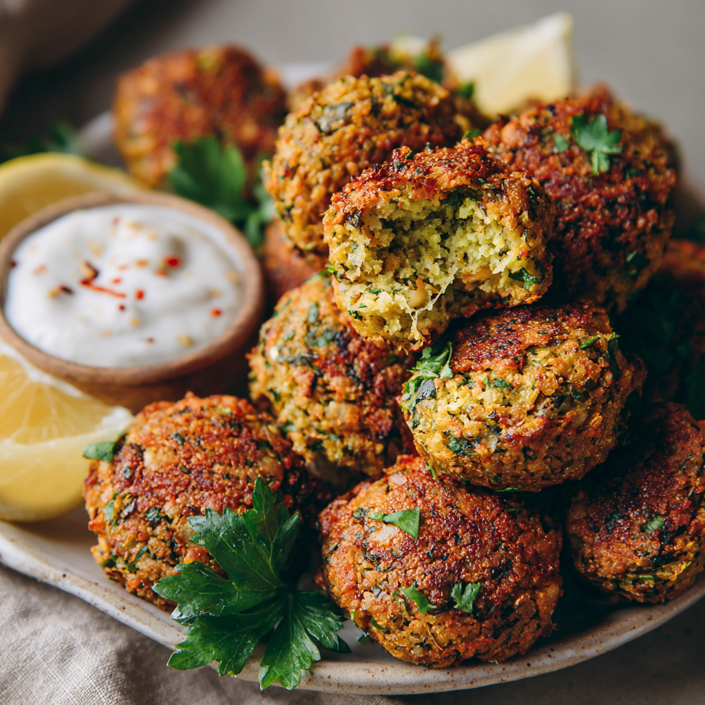 Easy Falafel Recipe (Air Fryer or Oven)