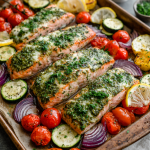 Baked Pesto Salmon