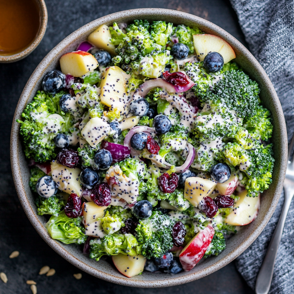 Broccoli Blueberry Salad