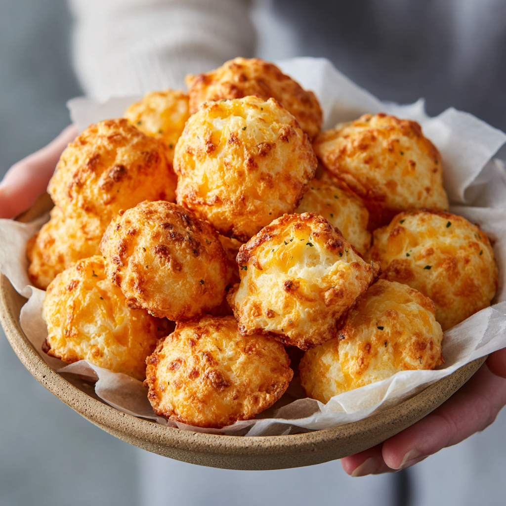 Keto Cheese Puffed Snacks