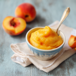 The Best Peach Sorbet