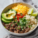 Grass-Fed Beef & Avocado Nourish Bowl