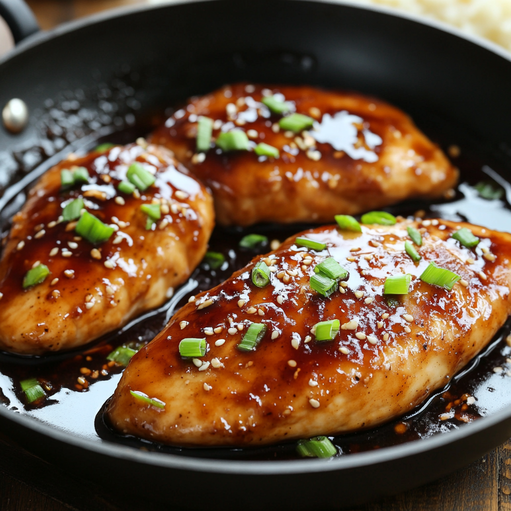 Honey Garlic Chicken Breasts