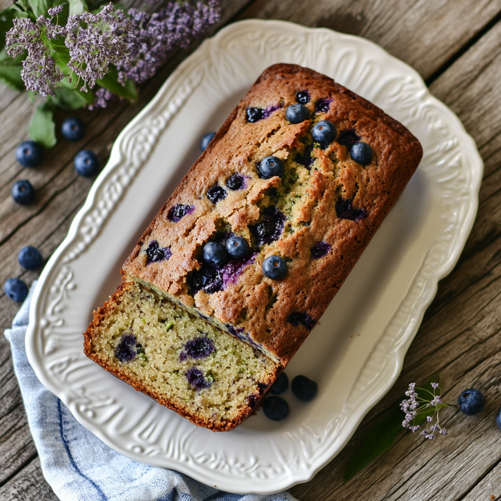 Blueberry Zucchini Bread