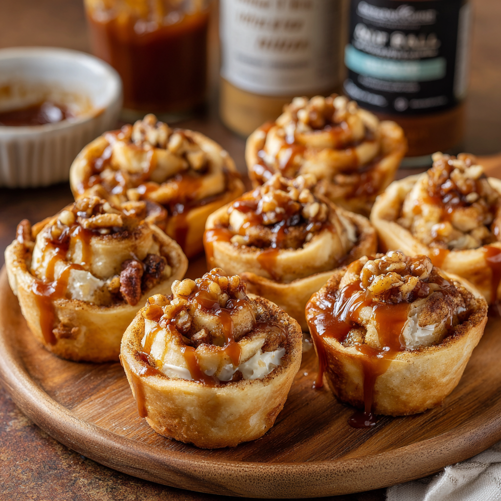 Cinnamon Roll Apple Pie Cups