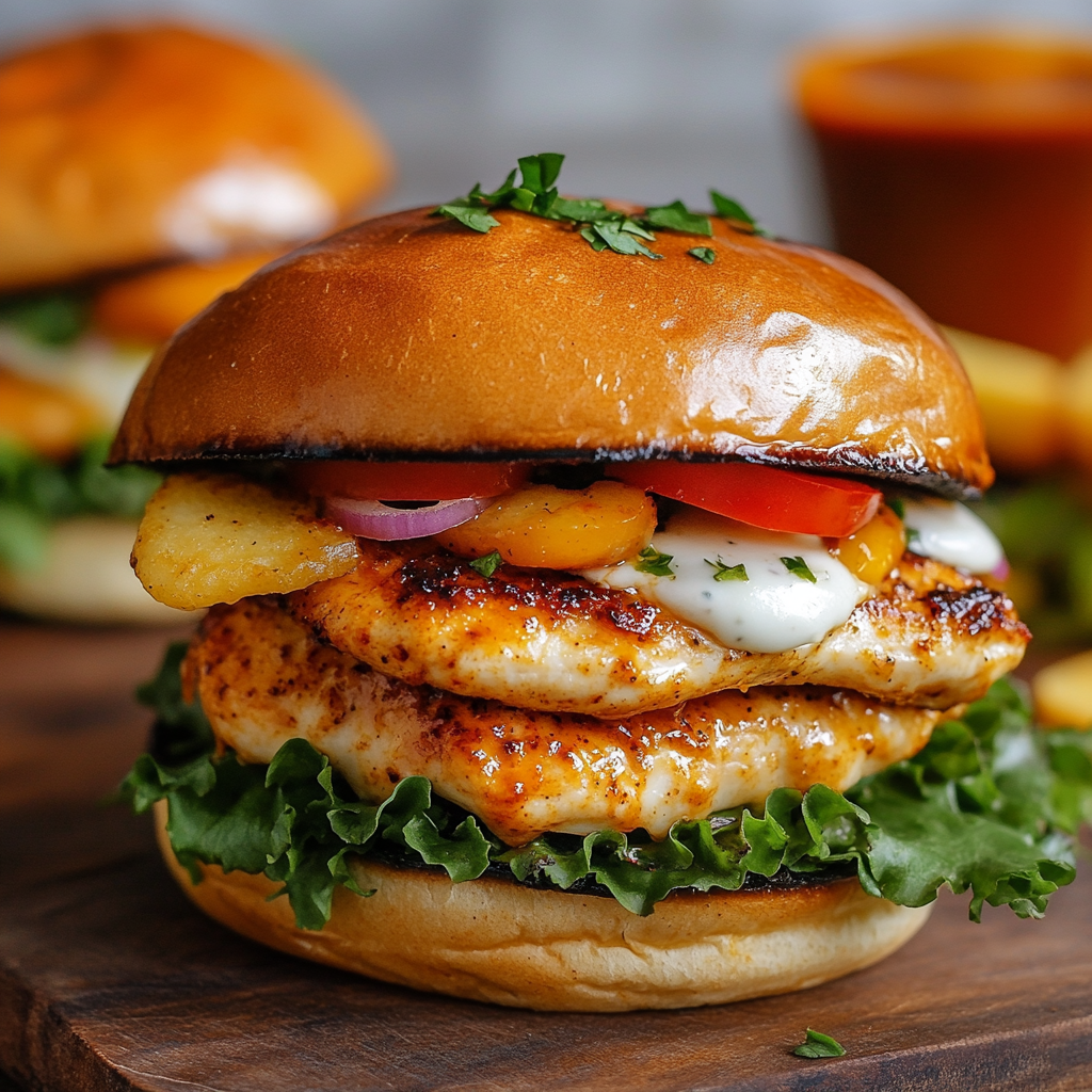 AIR FRYER NANDO’S BRIOCHE BURGERS