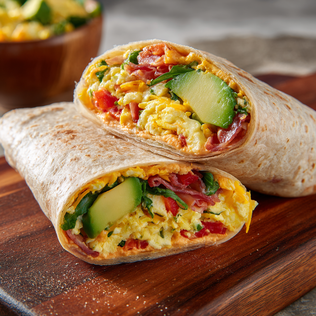Savory Sunrise Breakfast Wrap