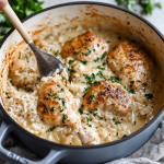 Creamy Parmesan One Pot Chicken and Rice
