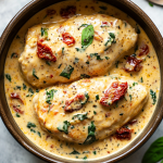 Crockpot Tuscan Chicken