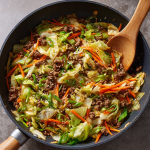 Beef and Cabbage Stir Fry